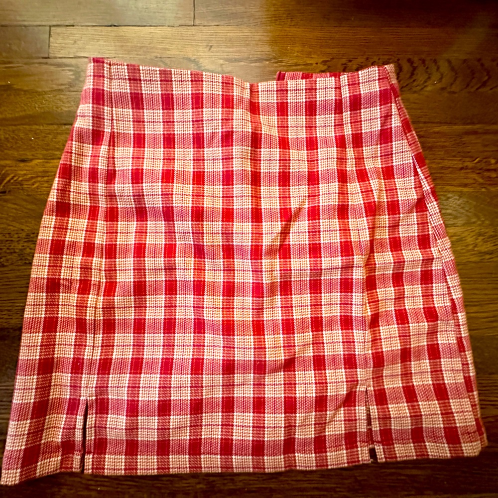 Plaid Brandy Melville mini skirt